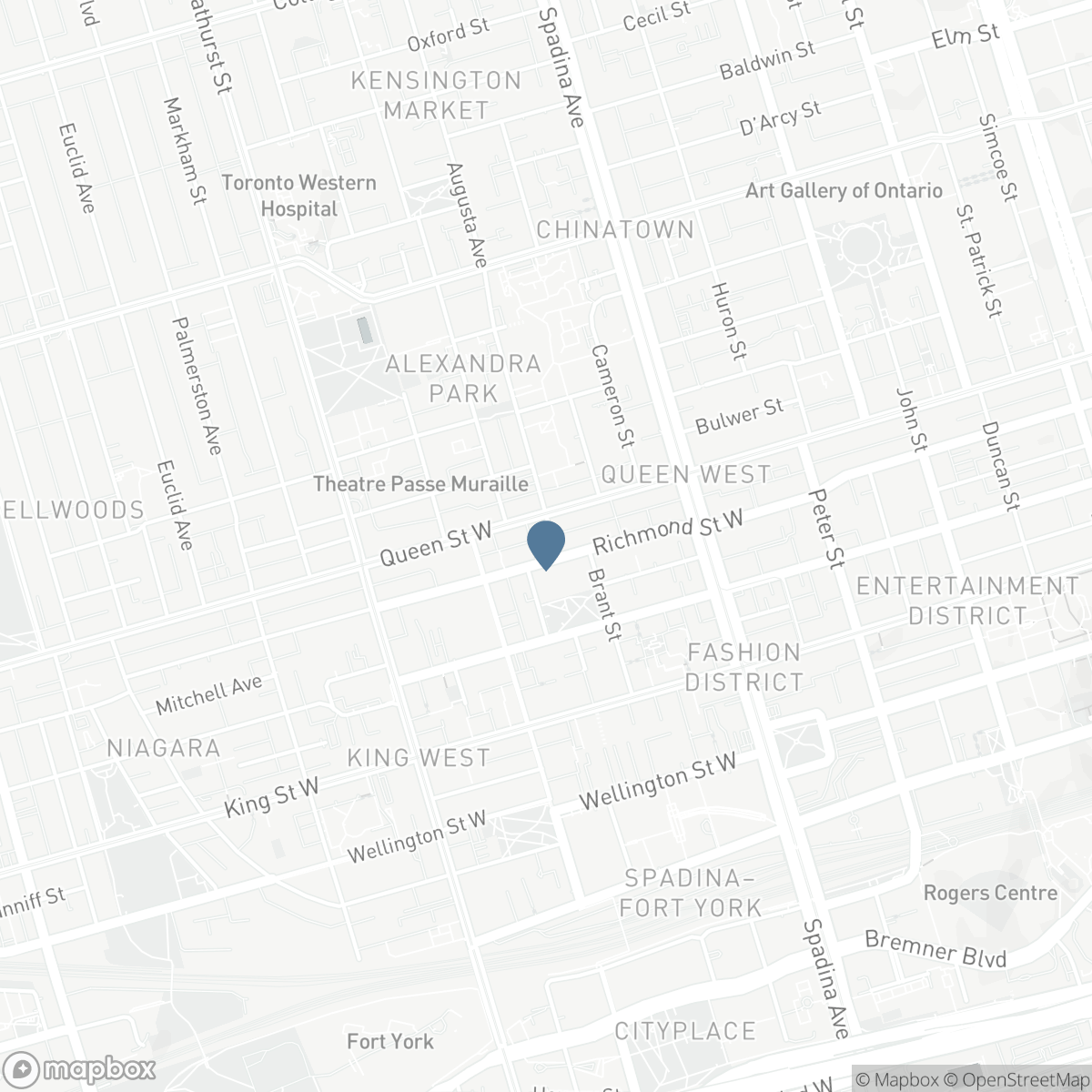 704 - 2 AUGUSTA AVENUE, Toronto, Ontario M5V 0T3